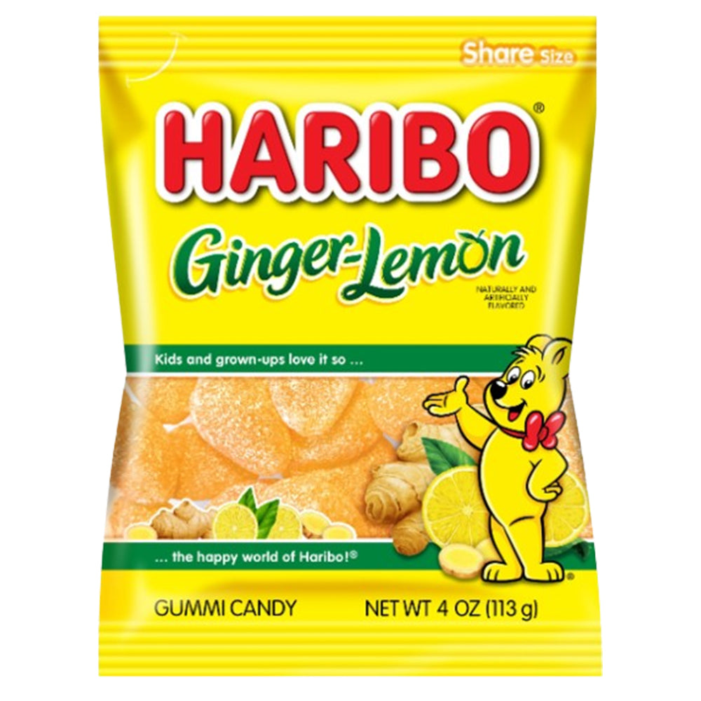 Haribo Ginger Lemon Peg Bag 141g