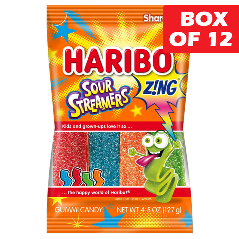 Haribo Sour Streamers 127g