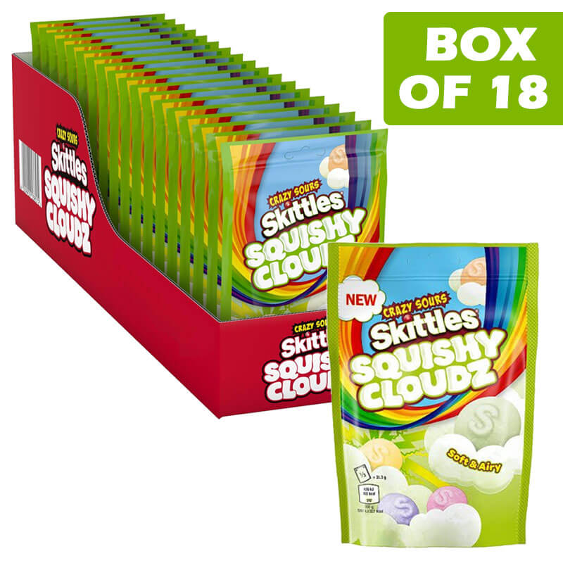 Skittles Pouch Sour Squishy Cloudz 94g