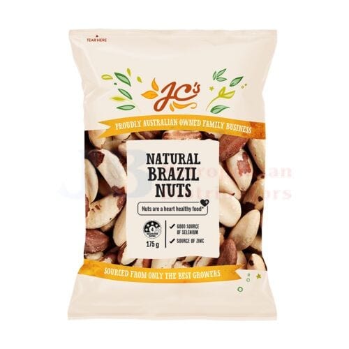 Jc's Natural Brazil Nuts 175g