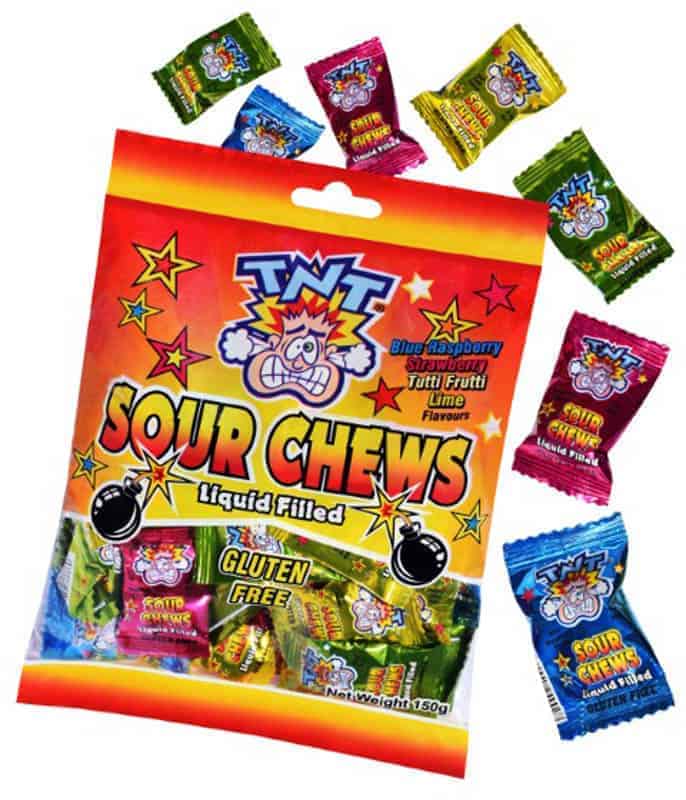 TNT Sour Chews 1kg