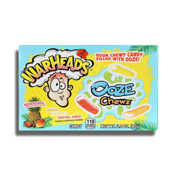 Warheads Tropical Ooze Chew Ropes 85g