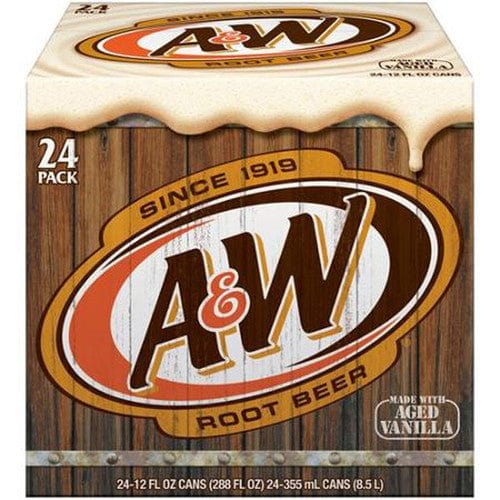 A & W Individual A & W Root Beer (24 x 355ml Cans in a Display Unit) 78000052138 TPFS5549 A & W Root Beer (24 x 355ml Cans in a Display Unit)