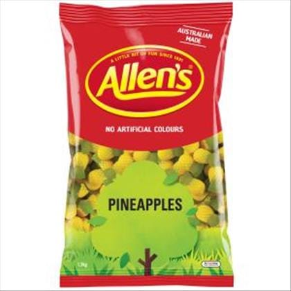 Allens Allens Pineapples Confectionery 1.3kg Allens Pineapples Confectionery 1.3kg