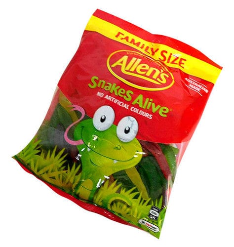 Allens Individual Allens Family Bag - Snakes Alive (450g) 9300605099531 TPFS12778 Allens Family Bag - Snakes Alive (450g)