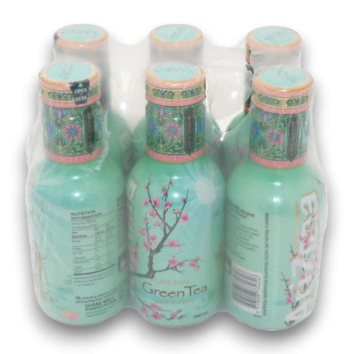 Arizona Individual Arizona Iced Tea - Green Tea with Honey (6 x 500ml Bottles) 10613008744806 TPFS5948 Arizona Iced Tea - Green Tea with Honey (6 x 500ml Bottles)