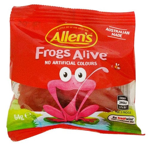 Big Boss Individual Allens Mini Bag - Red Frogs Alive (64g bag x 20pc box) 19300605124025 TPFS10626 Allens Mini Bag - Red Frogs Alive (64g bag x 20pc box)