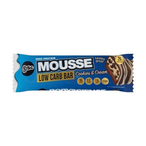 Bsc Mousse Bsc Mousse Bar Cookies & Cream 55g Bsc Mousse Bar Cookies & Cream 55g