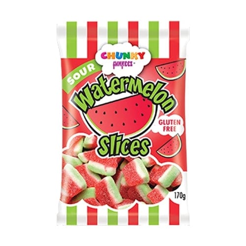 CHUNKY FUNKEEZ Chunky Watermelon Slices 170g Chunky Watermelon Slices 170g