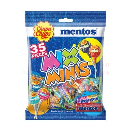 Chupa Chup Chupa Chup Mentos Mix Of Minis (35 Pack) Chupa Chup Mentos Mix Of Minis (35 Pack)