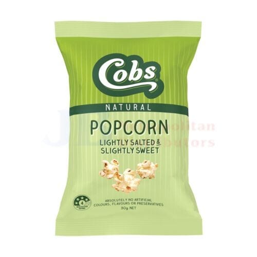 Cobs Cobs Popcorn Lightly Salted Slightly Sweet 30g Cobs Popcorn Lightly Salted Slightly Sweet 30g