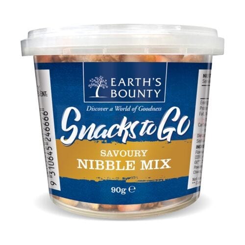 Earth's Bounty Earth's Bounty Snacks To Go Savoury Nibble Mix 90g Earth's Bounty Snacks To Go Savoury Nibble Mix 90g