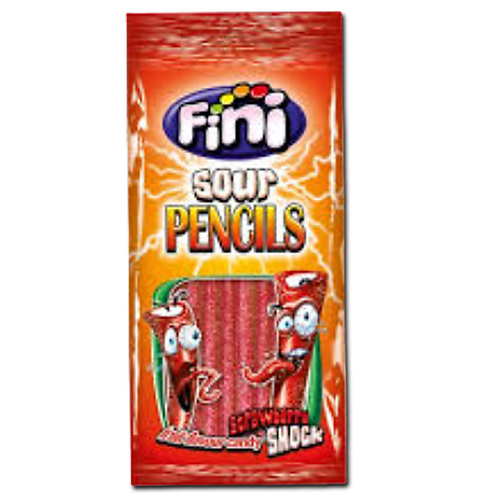 Fini Raspberry Sour Pencil 100g