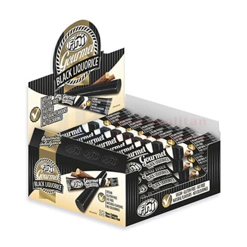 Fini Individual Fini Gourmet Black Liquorice 32g (32 Piece) 8410525235573 JBMFGBL Fini Gourmet Black Liquorice 32g (32 Piece)
