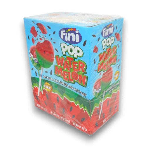 Fini Individual Fini Watermelon Pop (100 x 16g pops in a display box) 8410525250101 TPFS12489 Fini Watermelon Pop (100 x 16g pops in a display box)