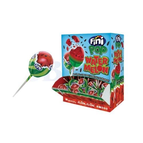 Fini Individual Fini Watermelon Pops 16g (100 Piece) 84198716 JBMFMPC Fini Watermelon Pops 16g (100 Piece)