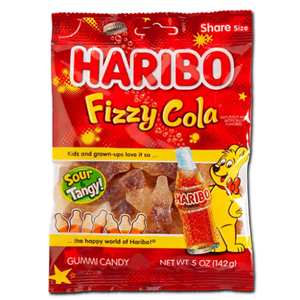Haribo Haribo Fizzy Cola Peg Bag 141g Haribo Fizzy Cola Peg Bag 141g