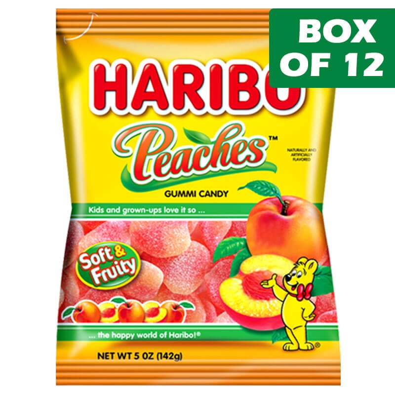 HARIBO Haribo Peg Peaches 142g Haribo Peg Peaches 142g