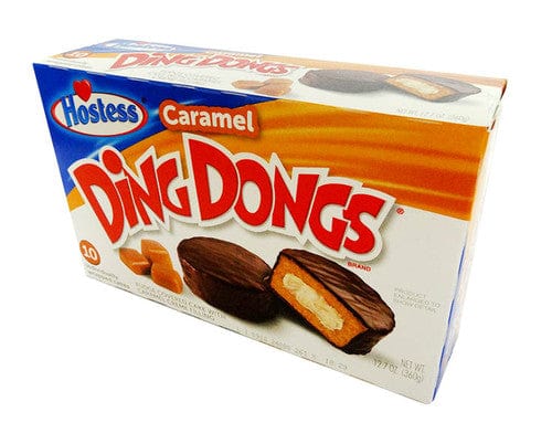 Hostess Individual Hostess Ding Dongs - Caramel (10 x 36g - Always Past Best Before) 888109114725 TPFS12553 Hostess Ding Dongs - Caramel (10 x 36g - Always Past Best Before)