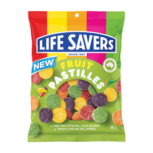Life Savers Life Savers Fruit Pastilles 180g Life Savers Fruit Pastilles 180g