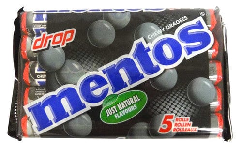 Mentos Individual Mentos Licorice Mints (5 x 37.5g Rolls in a Packet) 8723400786542 TPFS10266 Mentos Licorice Mints (5 x 37.5g Rolls in a Packet)