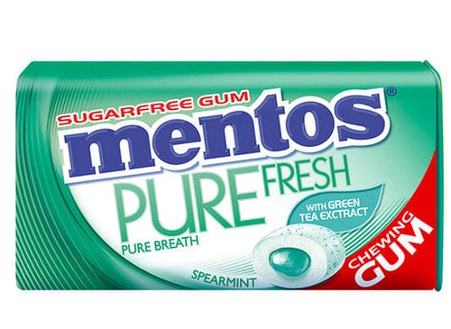 Mentos Individual Mentos Sugar Free Gum - Pure Fresh - Spearmint (29g tin x 12pc display unit) 6921211108467 TPFS5846 Mentos Sugar Free Gum - Pure Fresh - Spearmint (29g tin x 12pc display unit)