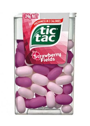 Mentos Individual Tic Tac - Strawberry Fields (24g x 24 pack) TPFS4631 Tic Tac - Strawberry Fields (24g x 24 pack)