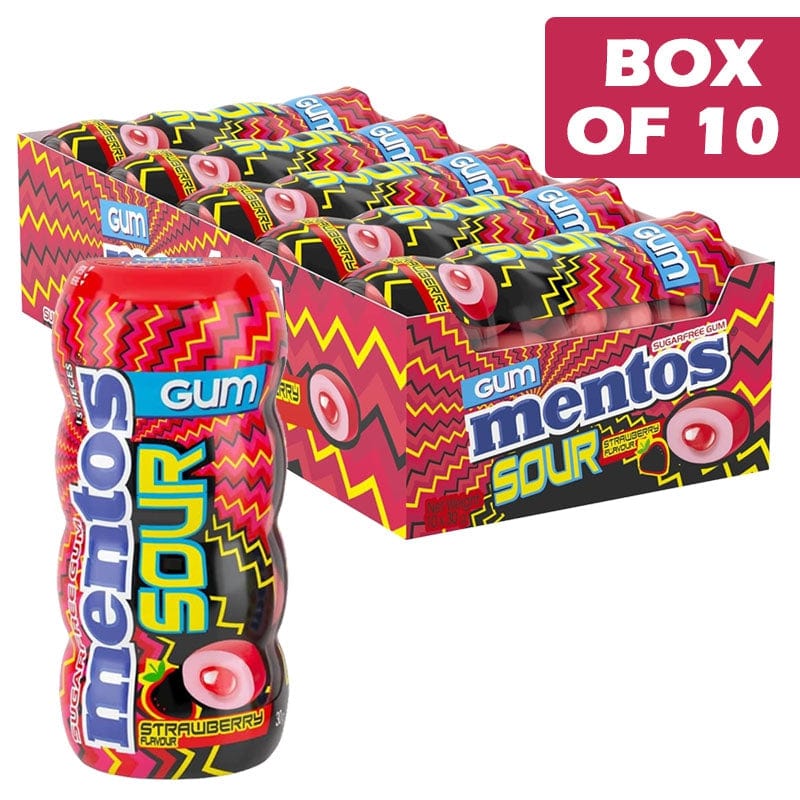 MENTOS Mentos Gum Strawberry 30g Mentos Gum Strawberry 30g