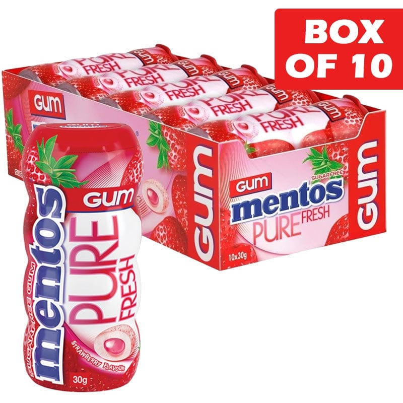 MENTOS Mentos Pure Fresh Strawberry 30g Mentos Pure Fresh Strawberry 30g