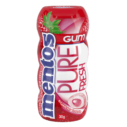 Mentos Mentos Pure Fresh Strawberry 30g Mentos Pure Fresh Strawberry 30g