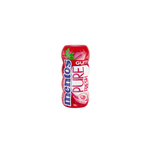 Mentos Mentos Pure Strawberry Gum 30g Mentos Pure Strawberry Gum 30g