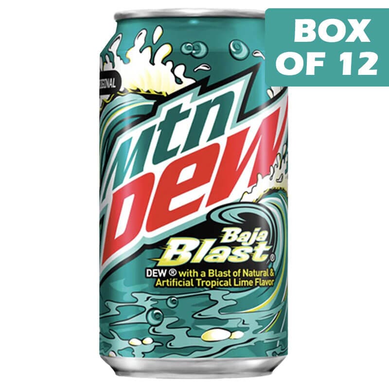 MOUNTAIN DEW Mountain Dew Baja Blast 355ml Mountain Dew Baja Blast 355ml