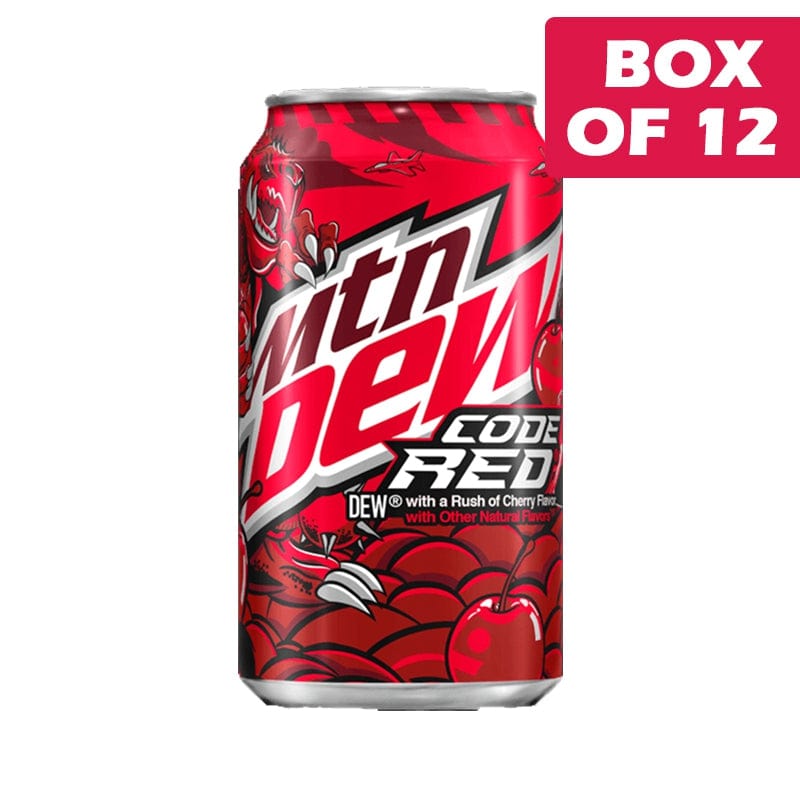 MOUNTAIN DEW Mtn Dew Code Red 355Ml Mtn Dew Code Red 355Ml