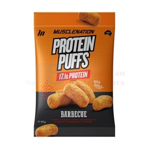 Muscle Nation Muscle Nation Protein Puffs Barbecue 60g Muscle Nation Protein Puffs Barbecue 60g
