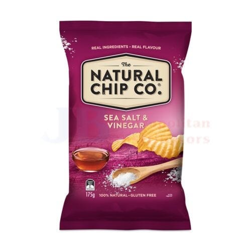 Natural Chip Co. Individual Natural Chip Co. Salt & Vinegar 175g 9310988012737 JBMNCSV2 Natural Chip Co. Salt & Vinegar 175g