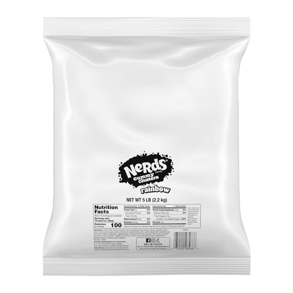 Nerds Individual Nerds Rainbow Gummy Clusters Bulk 2.2kg TF110860 Nerds Rainbow Gummy Clusters Bulk 2.2kg