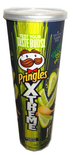 Pringles Individual Pringles - Extreme Screamin Dill Pickle (169g tube) 38000845116 TPFS3972 Pringles - Extreme Screamin Dill Pickle (169g tube)