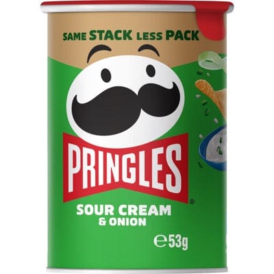 PRINGLES Individual Pringles Potato Chips Sour Cream & Onion 12 X 53g BD219746 Pringles Potato Chips Sour Cream & Onion 12 X 53g