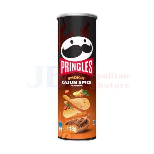 Pringles Individual Pringles Smokin' Cajun Spice 118g 8886467125591 JBMPCS118 Pringles Smokin' Cajun Spice 118g