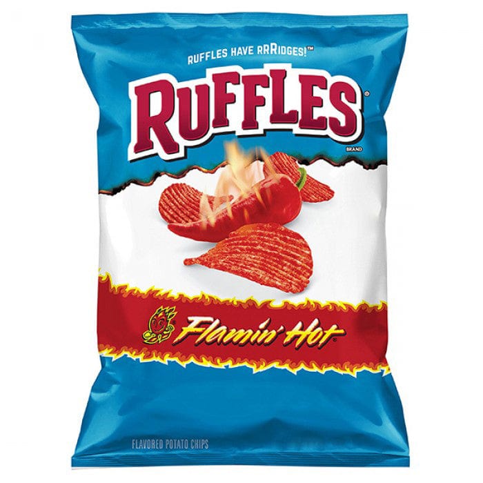 Ruffles Ruffles Flamin Hot Potato Chips 184g Ruffles Flamin Hot Potato Chips 184g