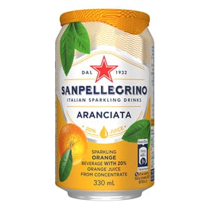 San Pellegrino Individual San Pellegrino Drink Aranciata Cans (6X4Pk) 24 X 330ml BD184815 San Pellegrino Drink Aranciata Cans (6X4Pk) 24 X 330ml