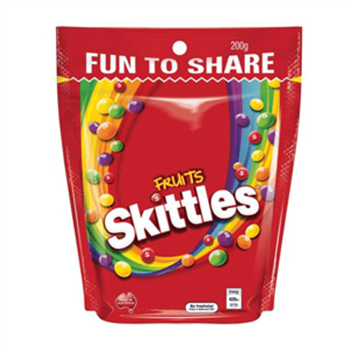 Skittles Individual Skittles Fruits (12 x 200g bags) 19300613110898 TPFS12685 Skittles Fruits (12 x 200g bags)