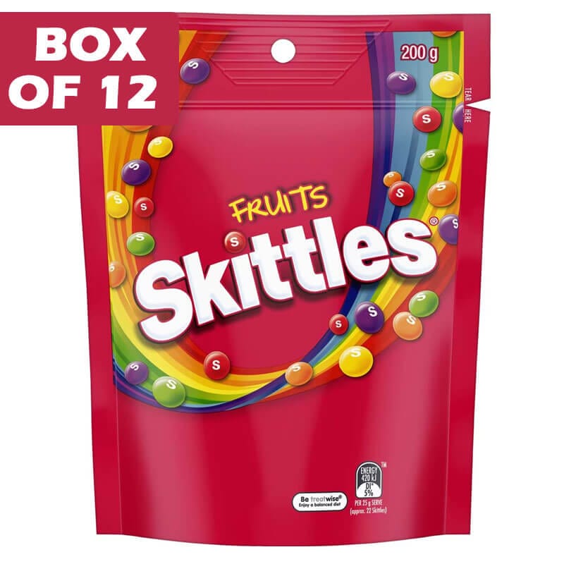 SKITTLES Skittles Fruits Bag 200g Skittles Fruits Bag 200g