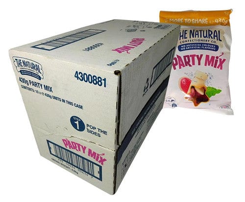 The Natural Confectionery Co. Individual The Natural Confectionery Co. - Party Mix (10 x 430g bags) 29310434006147 TPFS13419 The Natural Confectionery Co. - Party Mix (10 x 430g bags)