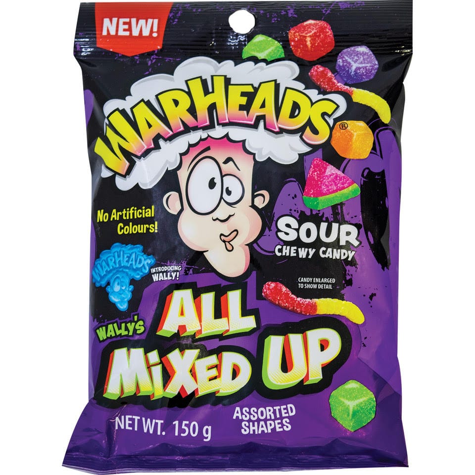 The Sweets Club Warheads All Mixed Up 150g Warheads All Mixed Up 150g