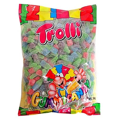 Trolli Individual Trolli Fizzy Soda Bottles 2kg TFBTFSB Trolli Fizzy Soda Bottles 2kg