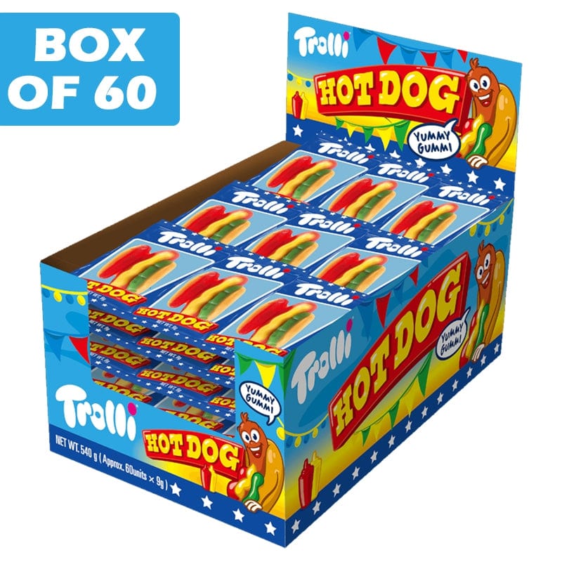 TROLLI Individual Trolli Hot Dog 9g (60 Pieces) BF602450 Trolli Hot Dog 9g (60 Pieces)