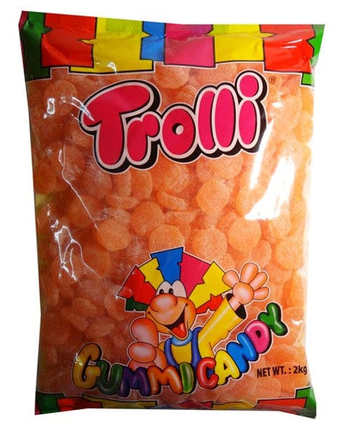 Trolli Individual Trolli Peach Hearts 2kg TFBTPH4 Trolli Peach Hearts 2kg