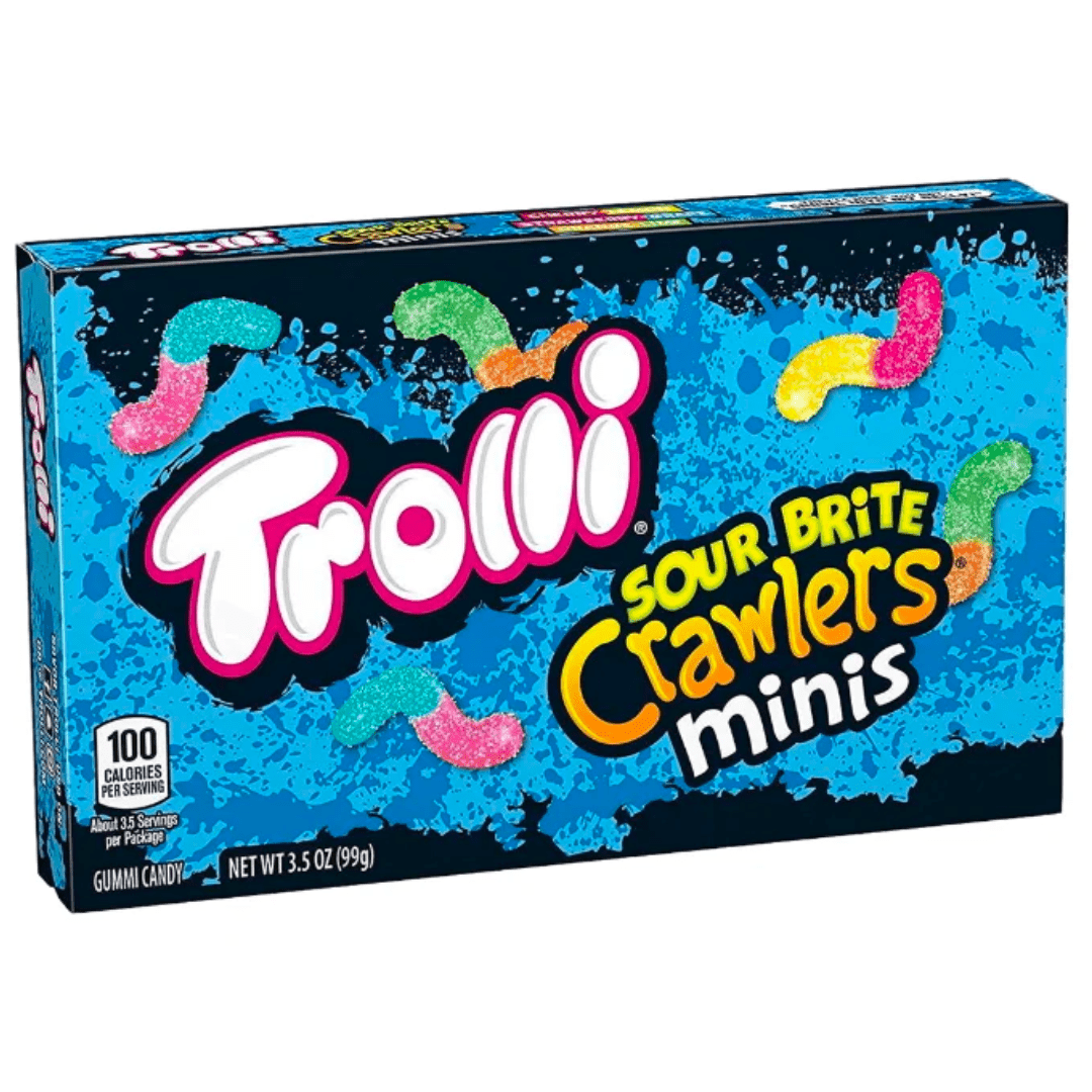 Trolli Trolli Sour Brite Crawlers minis 99g Trolli Sour Brite Crawlers minis 99g