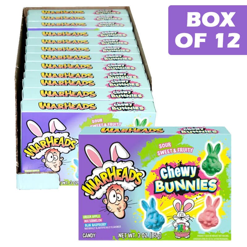WARHEAD Warhead Chewy Bunnies 85g Warhead Chewy Bunnies 85g